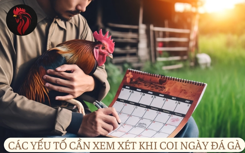 Các yếu tố cần xem xét khi coi ngày đá gà