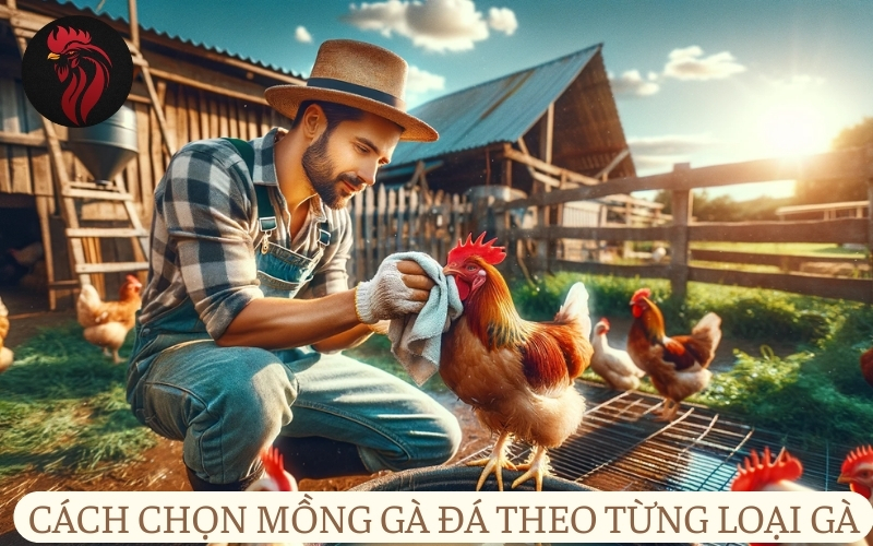 Cách chọn mồng gà đá theo từng loại gà.