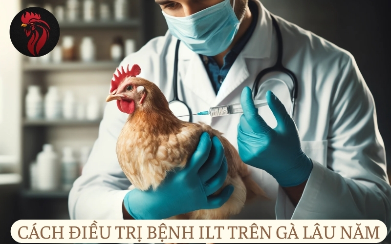 Cách điều trị bệnh ILT trên gà lâu năm.