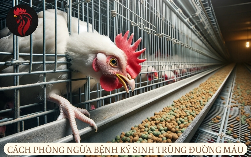 Phòng ngừa bệnh ký sinh trùng đường máu ở gà.