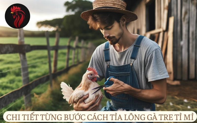 Chi tiết từng bước cách tỉa lông gà tre tỉ mỉ