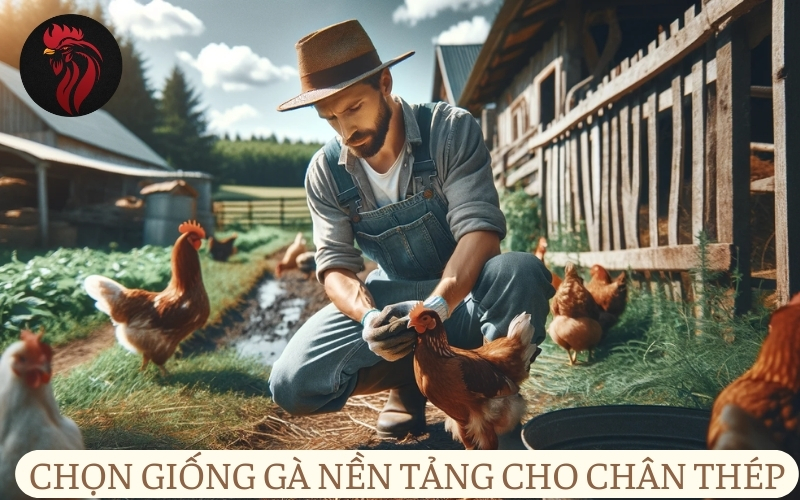 Chọn giống gà nền tảng cho chân thép.