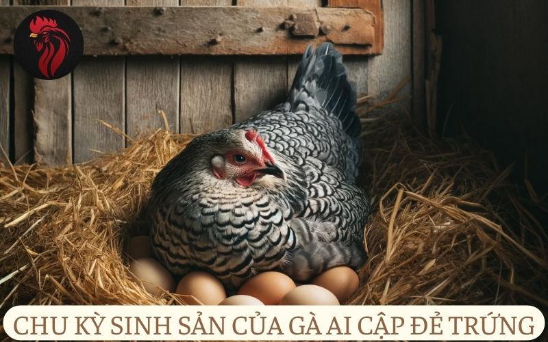 Chu kỳ sinh sản của gà Ai Cập đẻ trứng trong bao lâu.