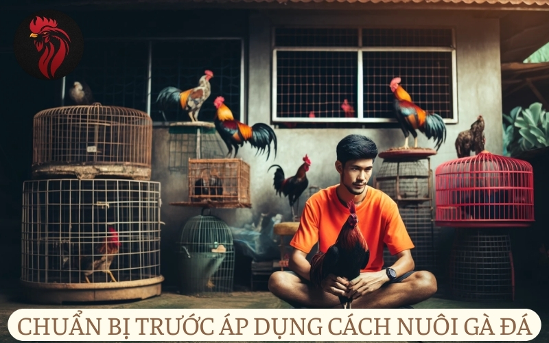 Chuẩn bị trước áp dụng cách nuôi gà đá.