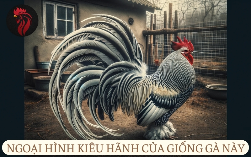 Đặc điểm ngoại hình kiêu hãnh của giống gà này.