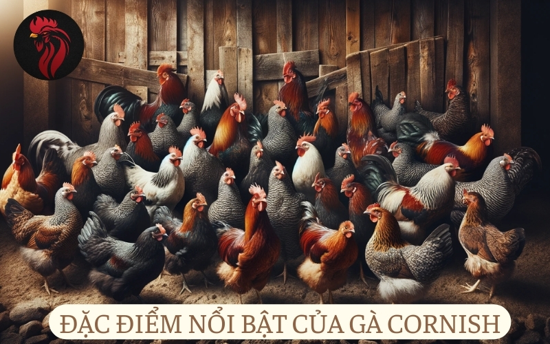 Đặc điểm nổi bật của gà Cornish.