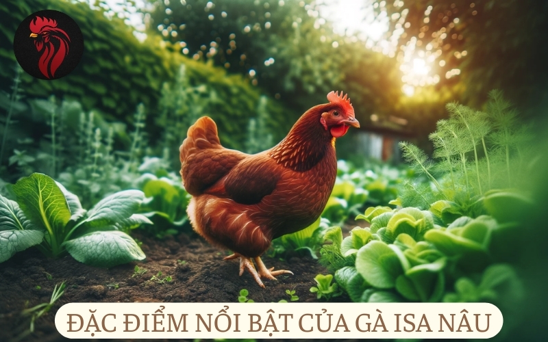 Đặc điểm nổi bật của gà Isa Nâu.