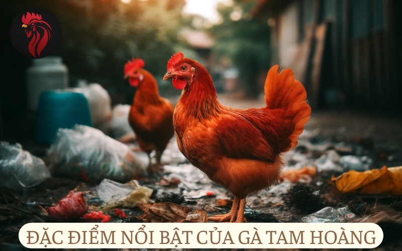 Đặc điểm nổi bật của gà Tam Hoàng.