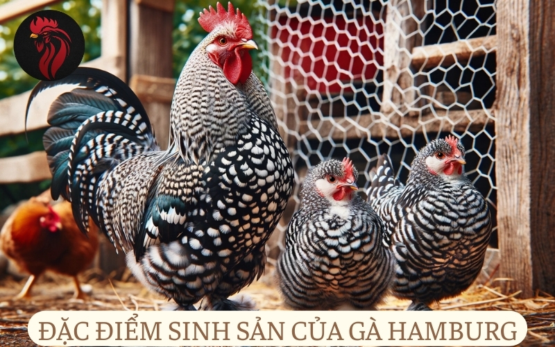 Đặc điểm sinh sản của gà Hamburg.