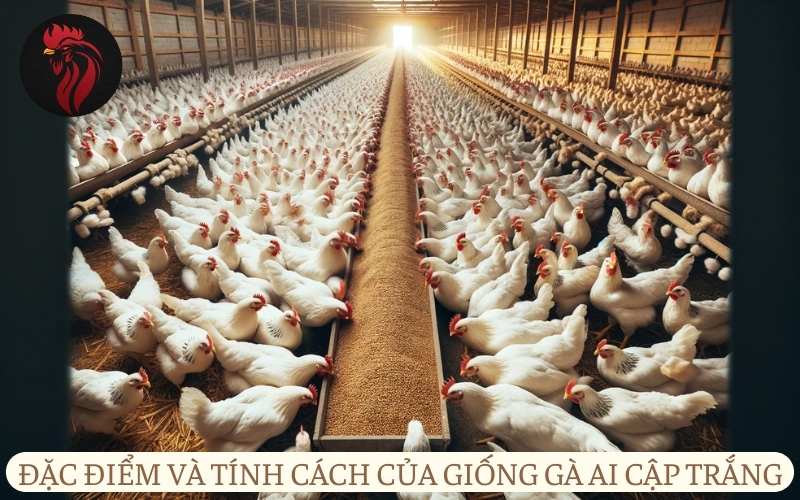 Đặc điểm và tính cách của giống gà Ai Cập trắng.