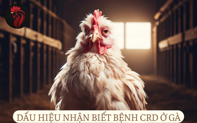 Dấu hiệu nhận biết bệnh CRD ở gà.