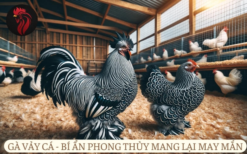 Gà vảy cá - bí ẩn phong thủy mang lại may mắn.