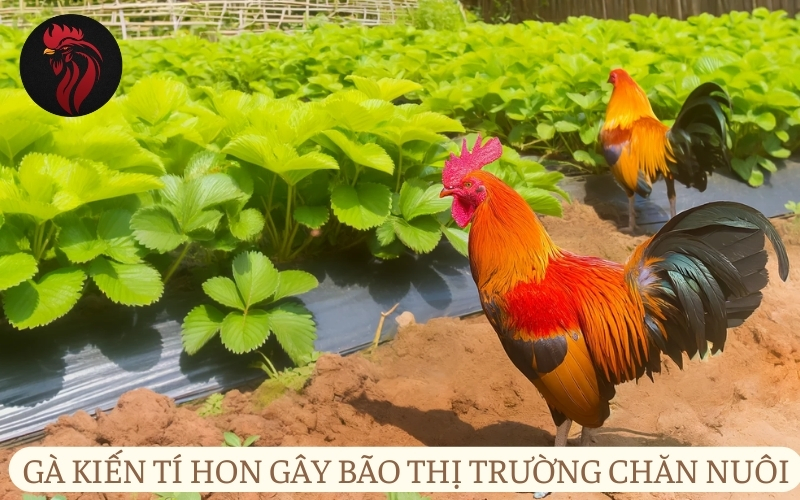 Giống gà kiến tí hon gây bão thị trường chăn nuôi.