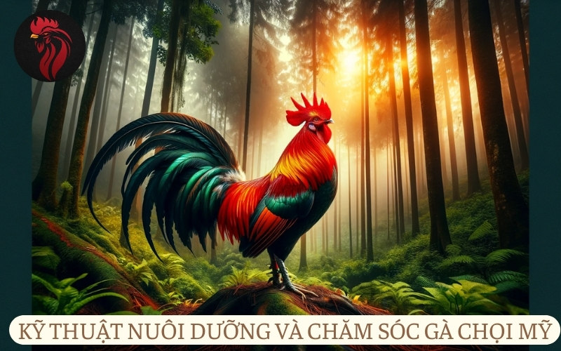 Kỹ thuật nuôi dưỡng và chăm sóc gà chọi Mỹ.