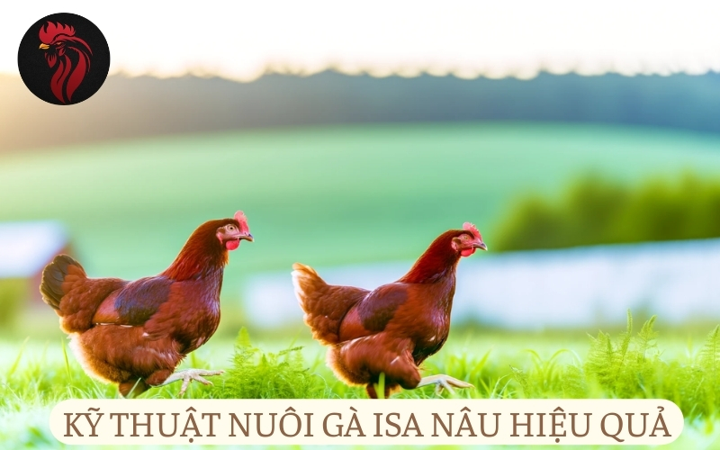 Kỹ thuật nuôi gà Isa Nâu hiệu quả.