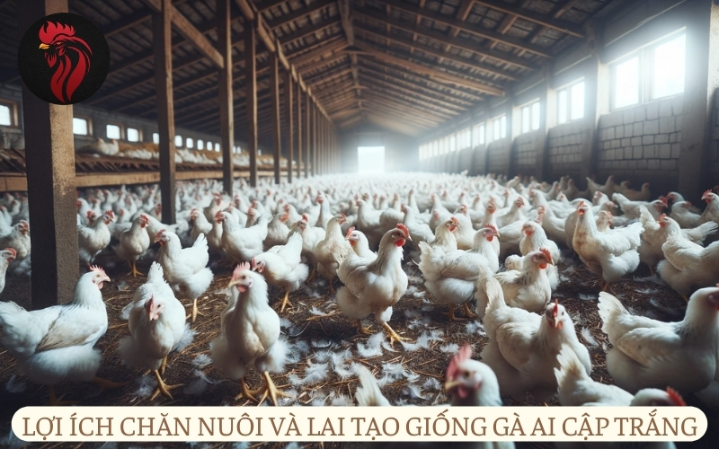 Lợi ích chăn nuôi và lai tạo giống gà Ai Cập trắng.