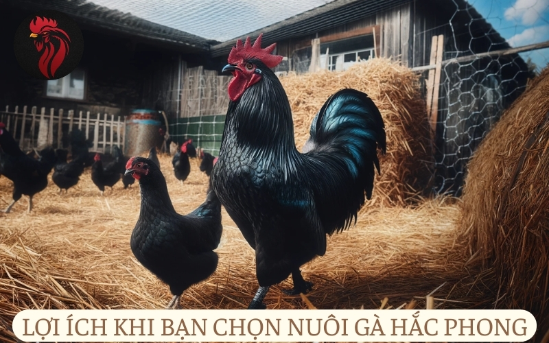 Lợi ích khi bạn chọn nuôi gà Hắc Phong.