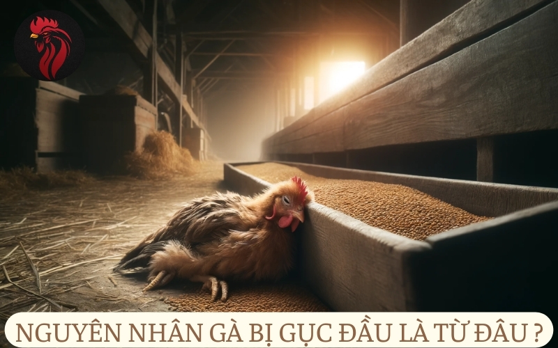 Nguyên nhân gà bị gục đầu là từ đâu?