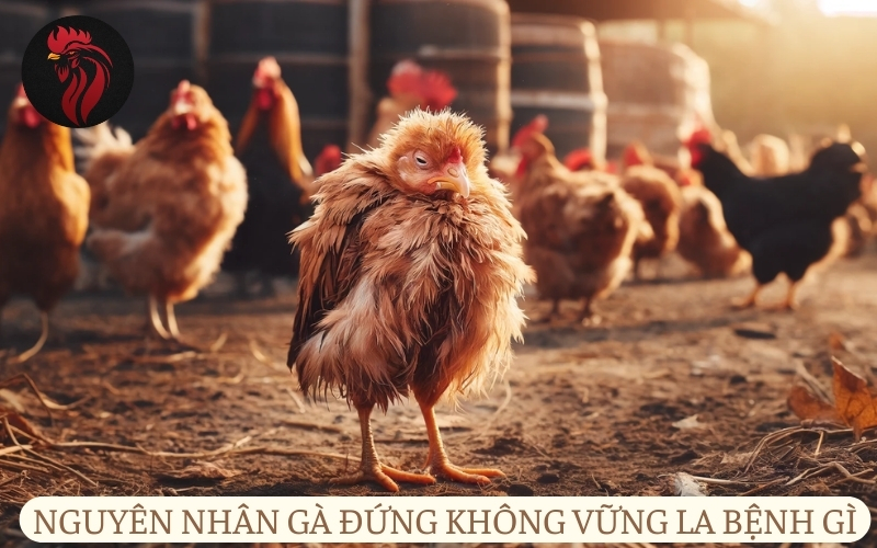 Nguyên nhân gà đứng không vững la bệnh gì?