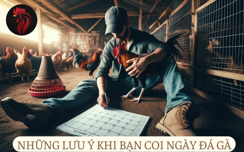 Những lưu ý khi bạn coi ngày đá gà