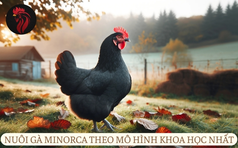 Nuôi gà Minorca theo mô hình và kỹ thuật khoa học nhất.