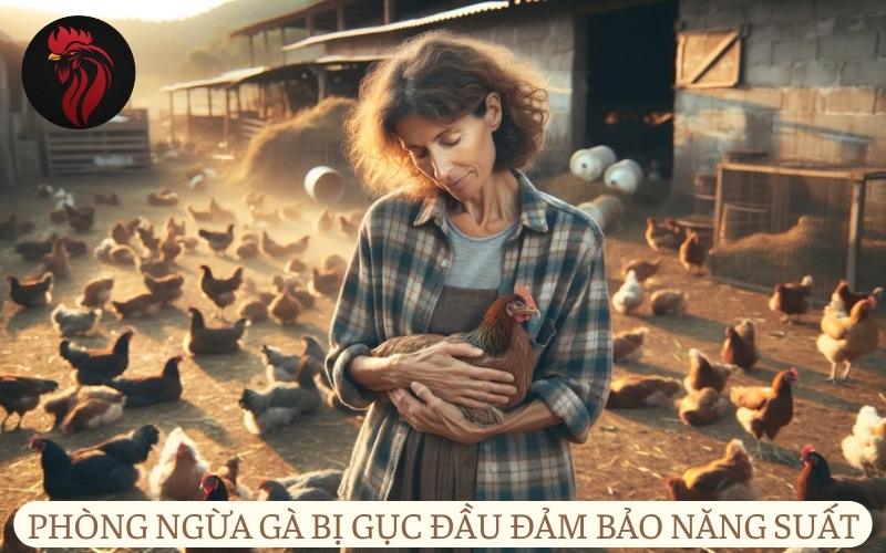 Phòng ngừa gà bị gục đầu đảm bảo năng suất.