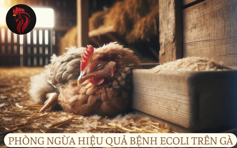 Phòng ngừa hiệu quả bệnh Ecoli trên gà.