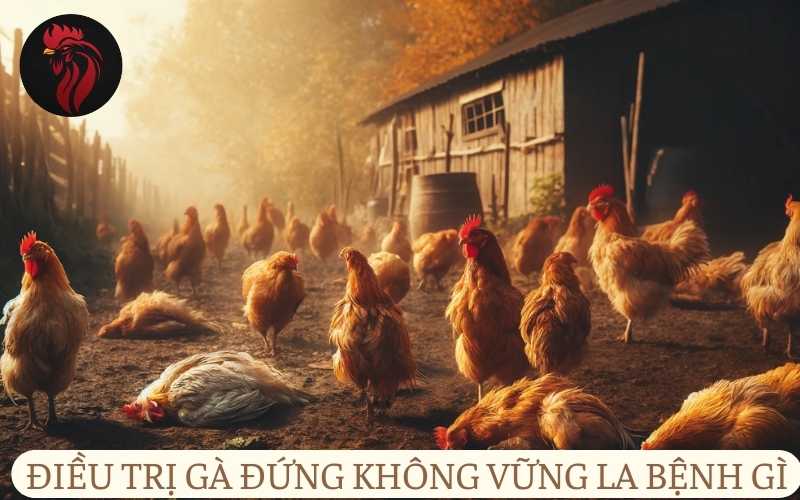 Phương pháp điều trị gà đứng không vững la bệnh gì.