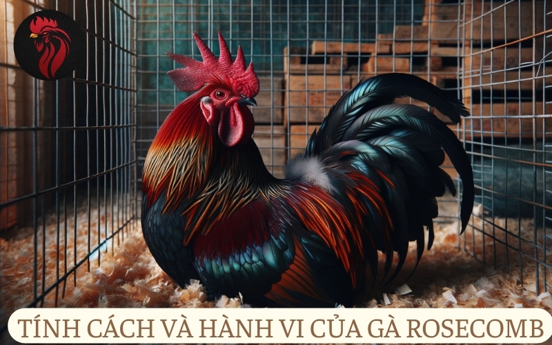 Tính cách và hành vi của gà Rosecomb.