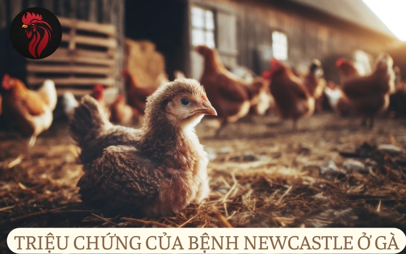 Triệu chứng của bệnh Newcastle ở gà.