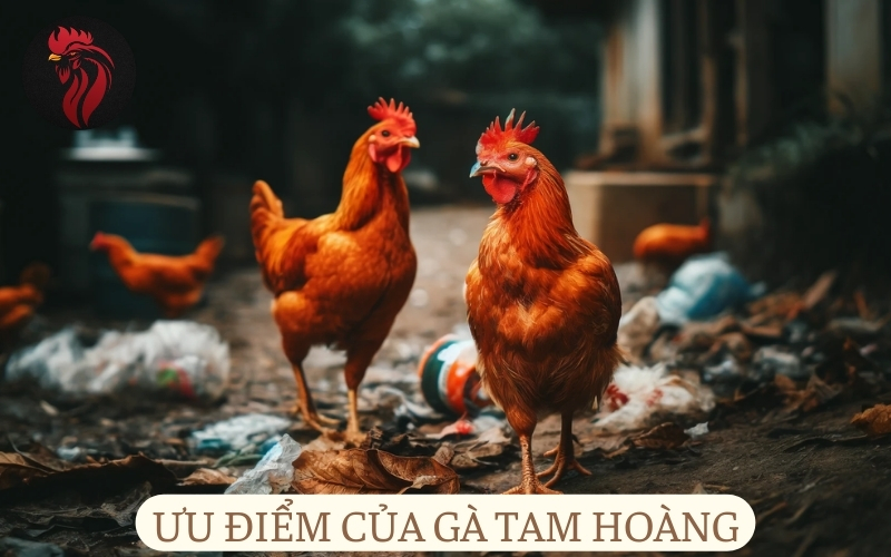 Ưu điểm của gà Tam Hoàng.