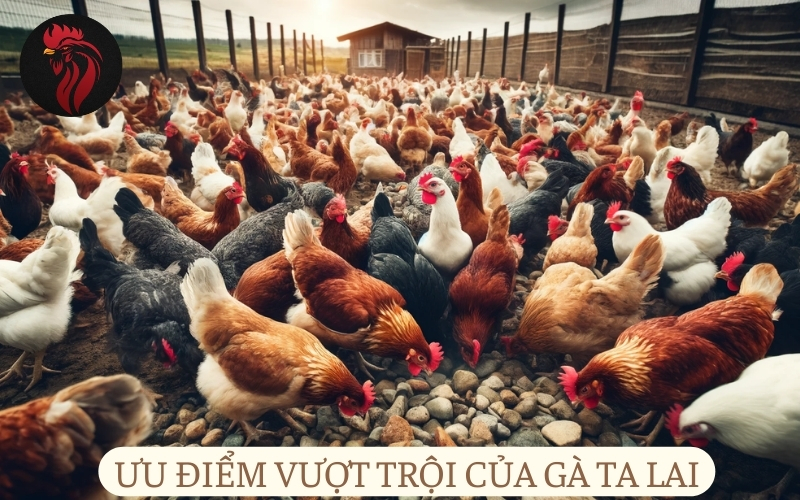 Ưu điểm vượt trội của gà ta lai.