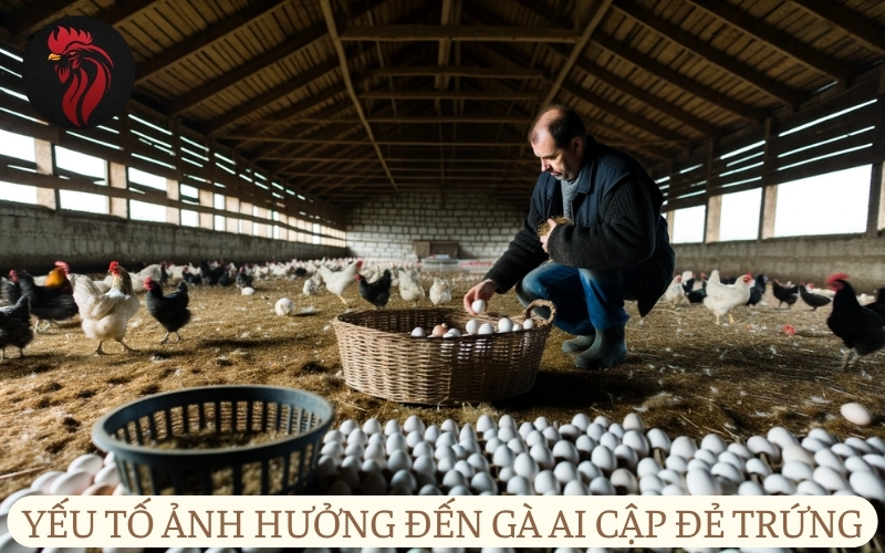 Yếu tố ảnh hưởng đến gà Ai Cập đẻ trứng trong bao lâu.